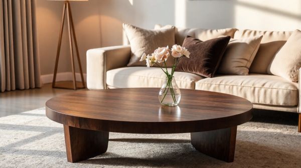 7 raisons d'opter pour une table basse ronde dans votre salon